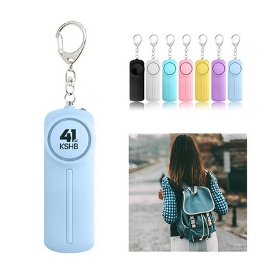 Personal Alarm Keychain with LED Light