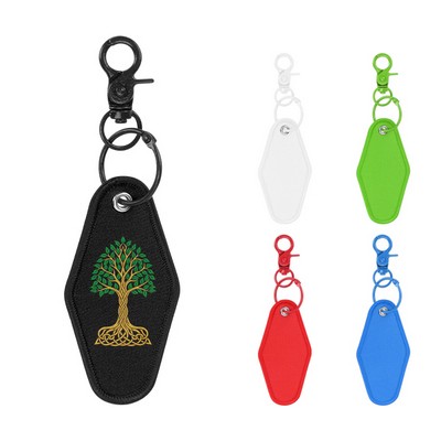 Iconic Retro Twill Motel Key Tag