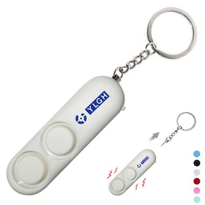 Bar Shaped Safety Alarm With Key Ring