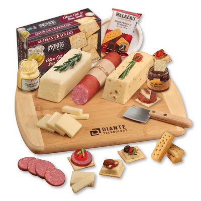Shelf-Stable Wisconsin Variety Package w/Cutting Board