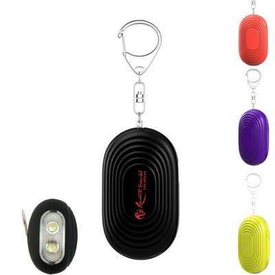 Personal Sound Alarm With Led Light/Keychain