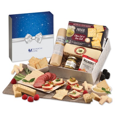 Snack Lover's Gift Box with Bow Sleeve