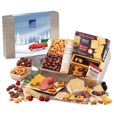 Snacking Smorgasbord with Red Truck Sleeve