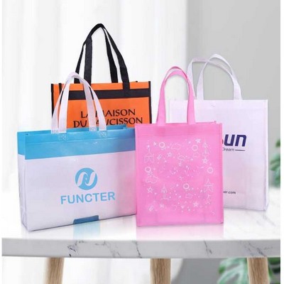 Full Custom Non-Woven Grocery Shopping Tote Bag