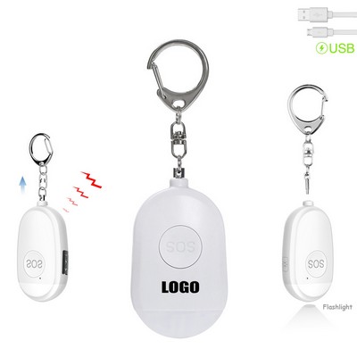 Elegant Rechargeable SOS Alarm w/Flashlight
