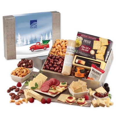 Shelf Stable Snacking Smorgasbord with Red Truck Sleeve